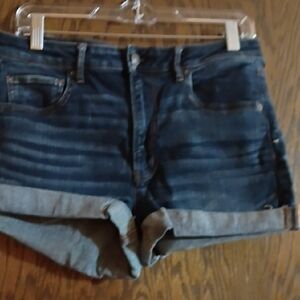 American Eagle Outfitters Dark Blue Jean Shorts
